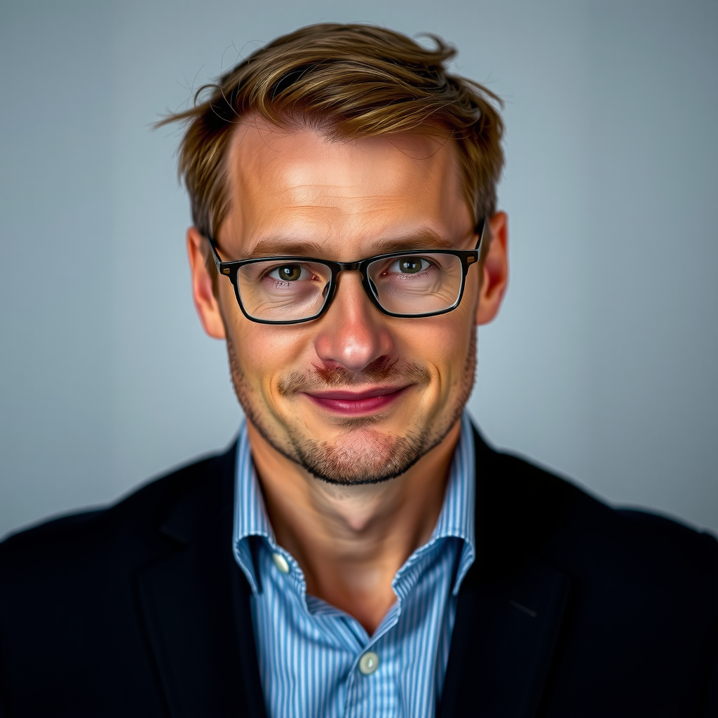 Professionelles Porträt von Thomas Hoffmann, Datenanalyst und Spezialist für quantitative Wirtschaftsmodelle